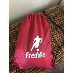 Personalised Gym Bag - Footballer Design